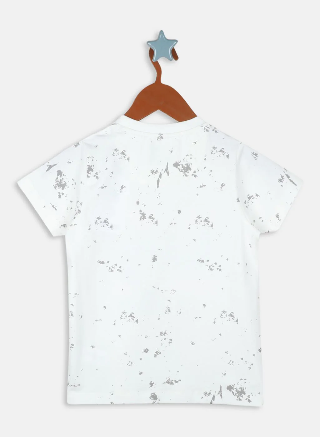 Boys Off White Printed T-Shirt - Image 2