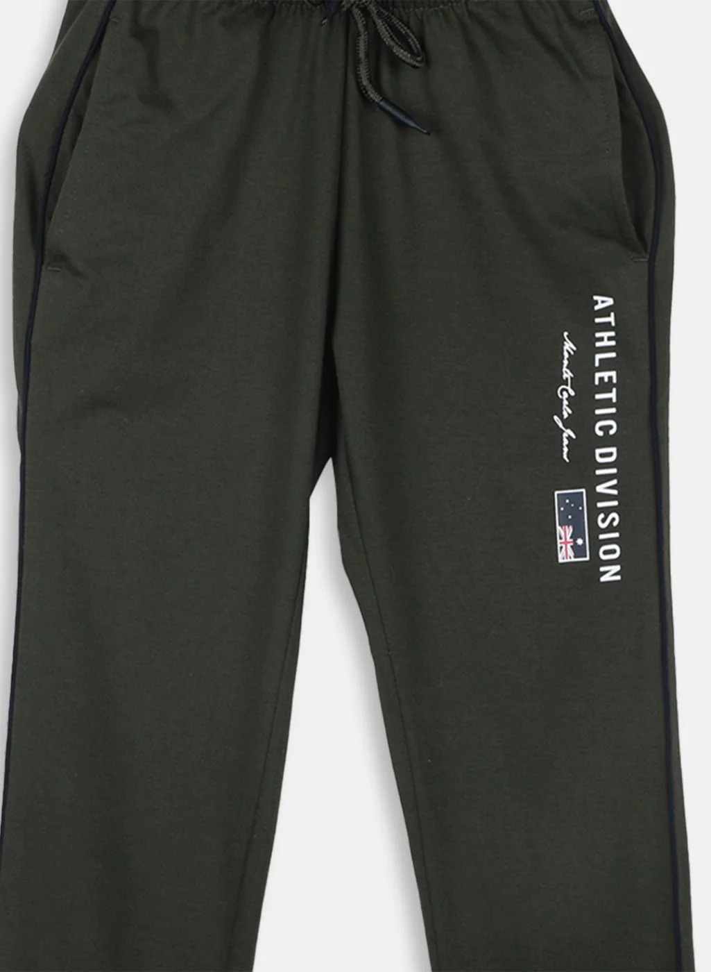 Boys Olive Regular Fit Lower - Image 3