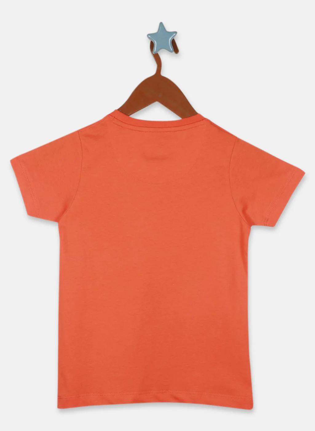 Boys Orange Printed T-Shirt - Image 6