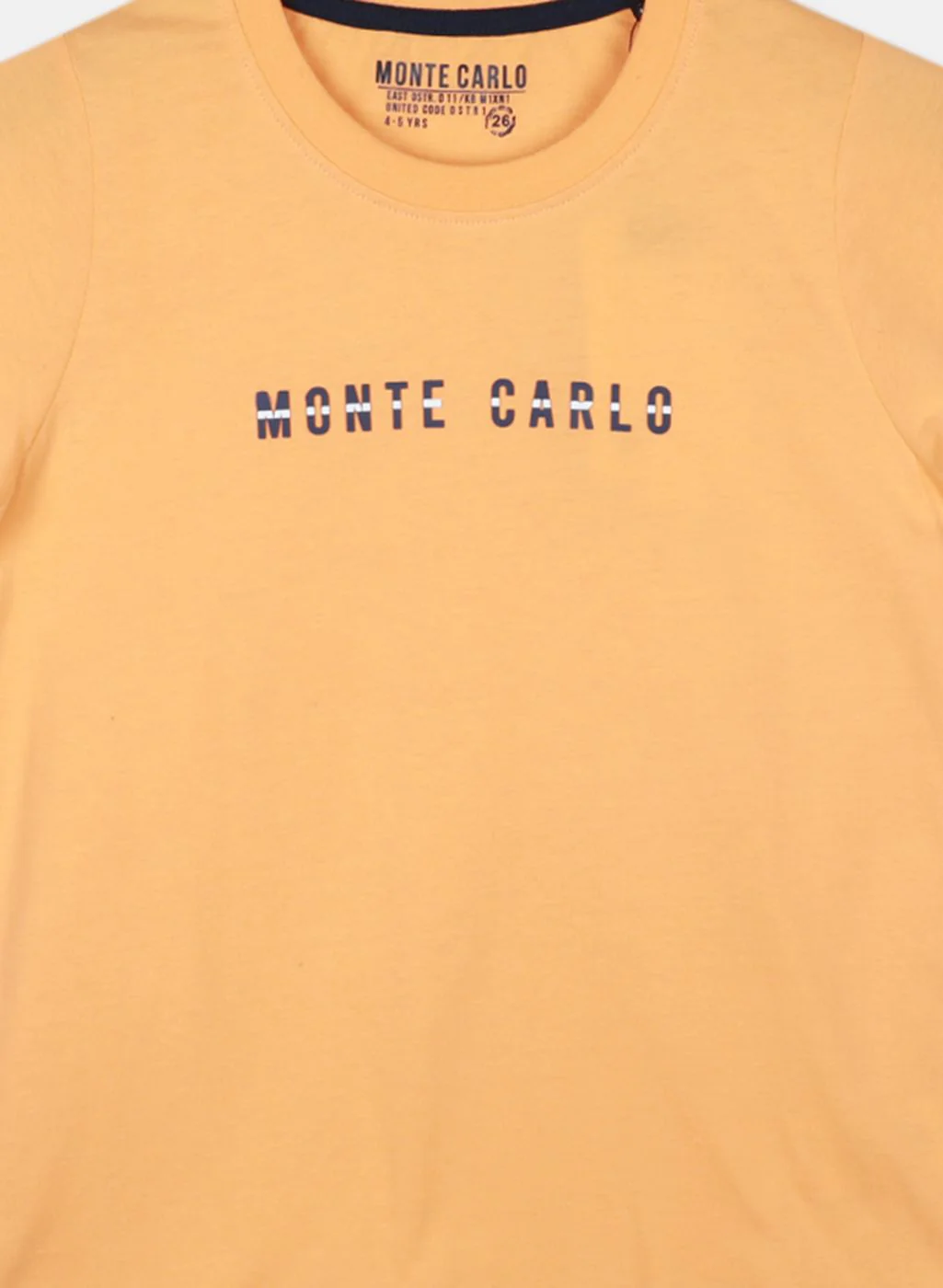 Boys Peach Printed T-Shirt - Image 3