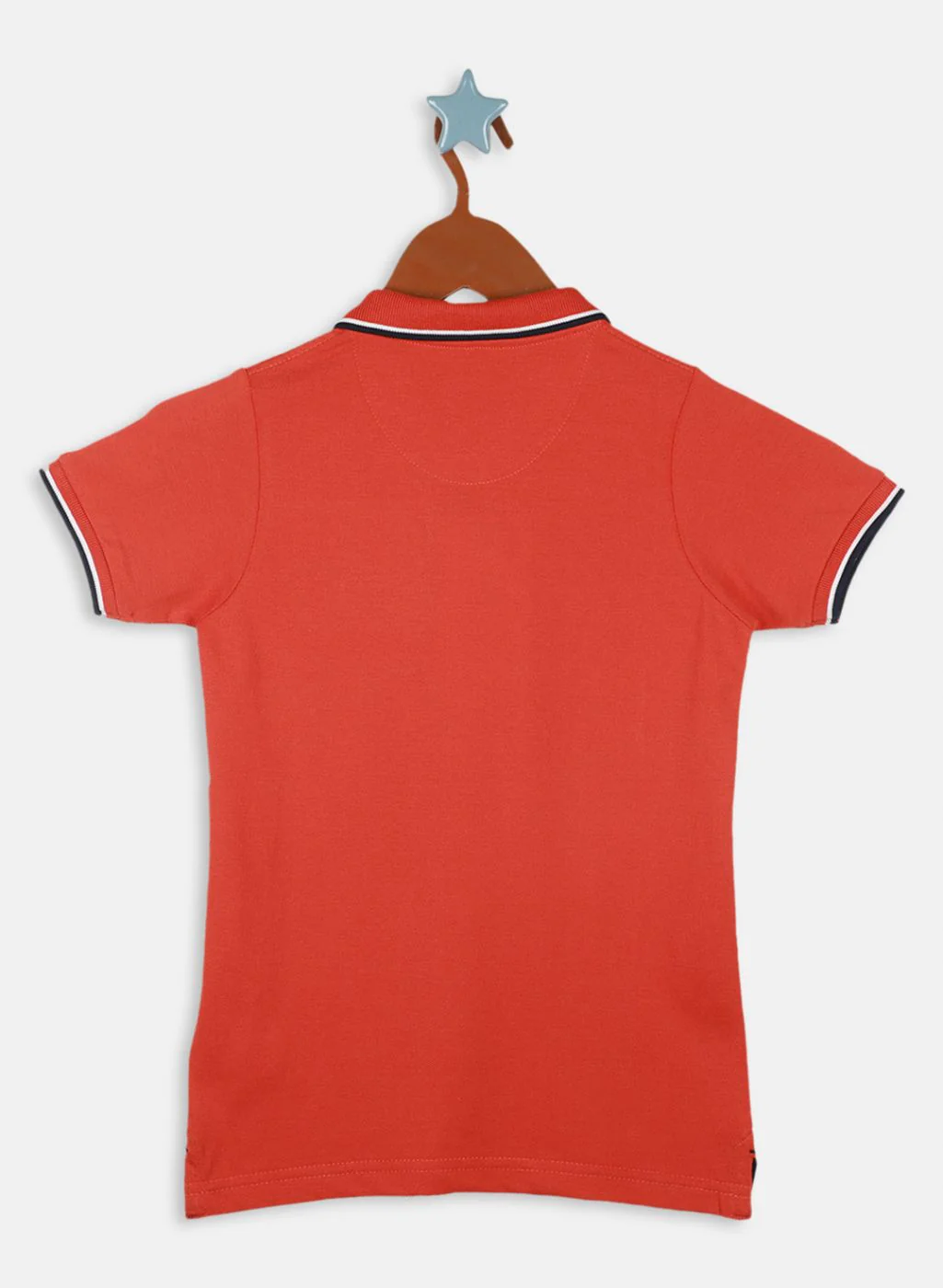 Boys Rust Orange Printed T-Shirt - Image 2