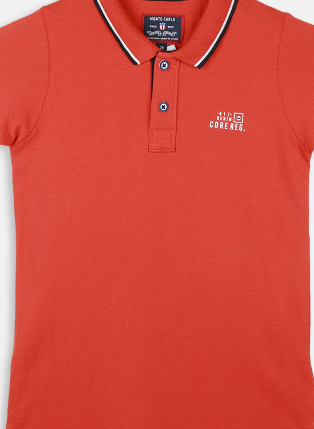 Boys Rust Orange Printed T-Shirt - Image 3