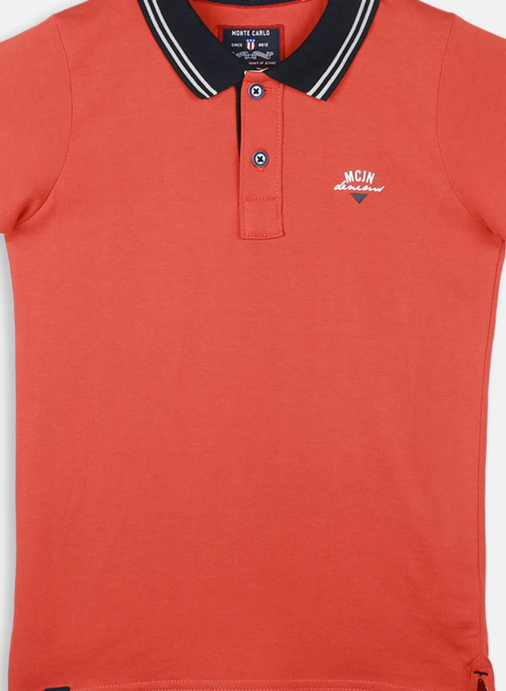 Boys Rust Orange Printed T-Shirt - Image 3
