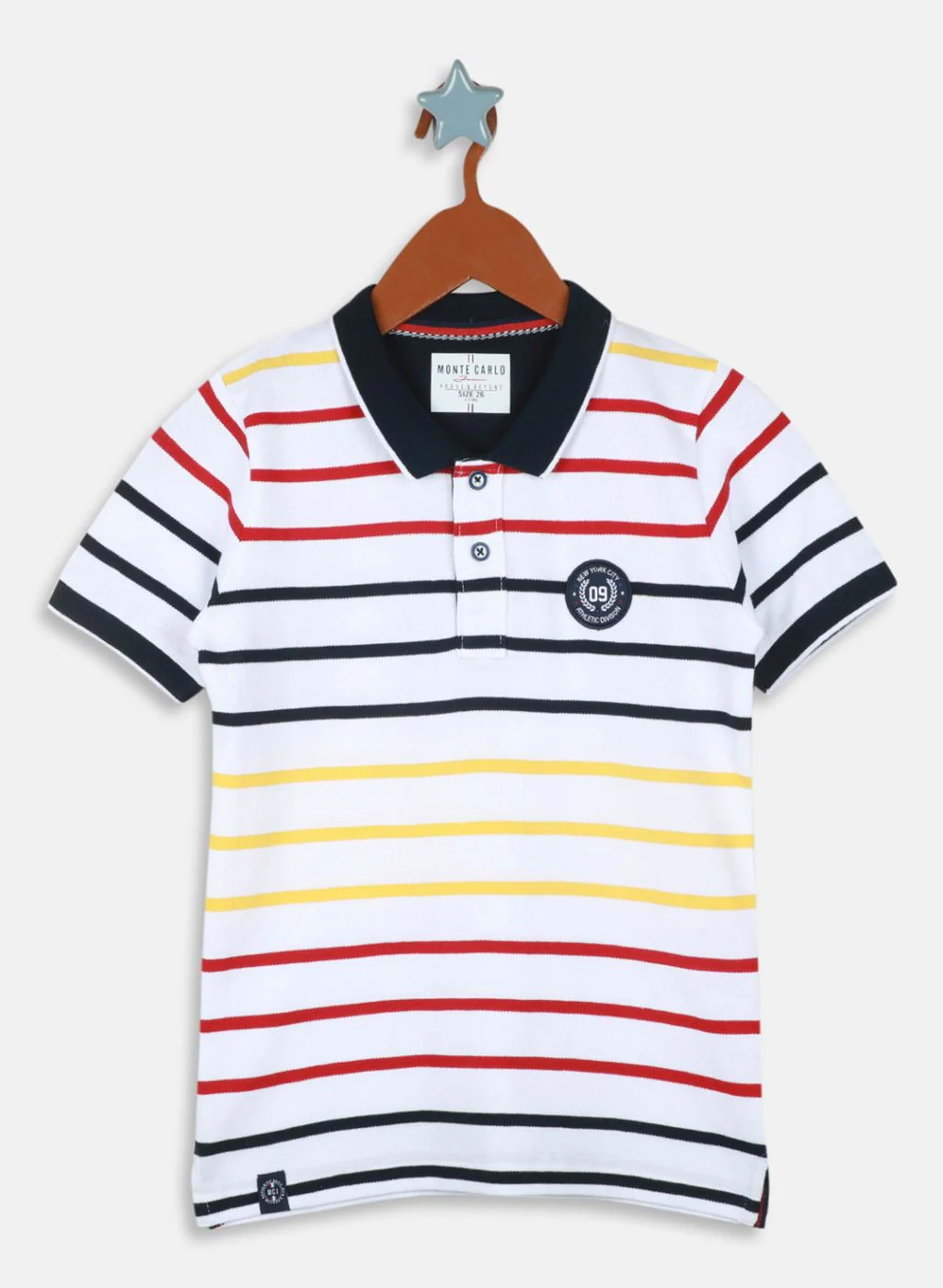 Boys White Printed T-Shirt