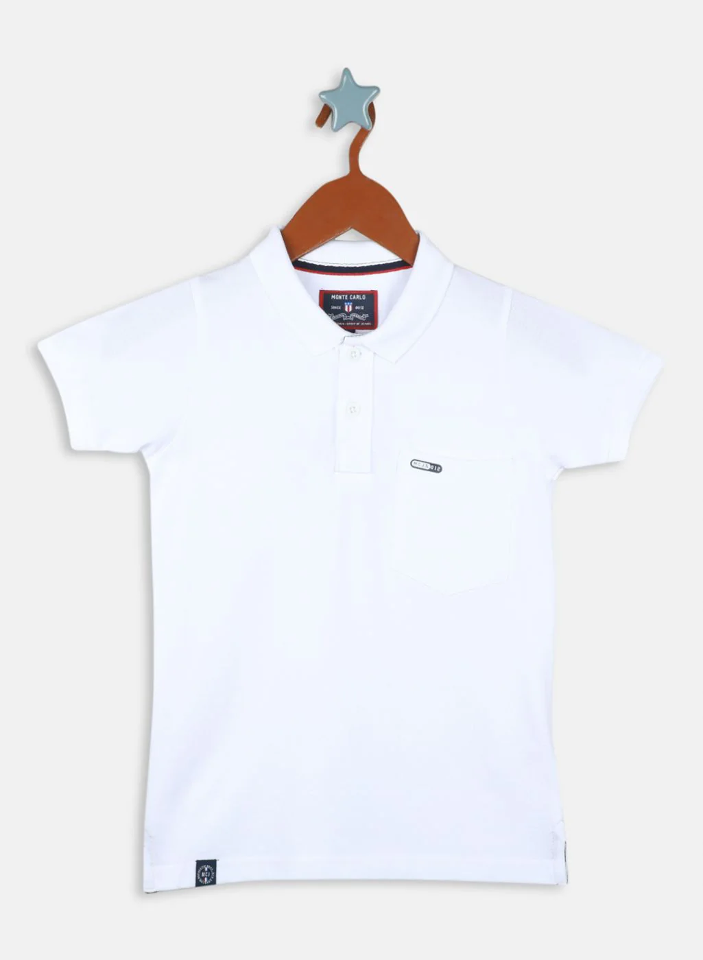 Boys White Printed T-Shirt