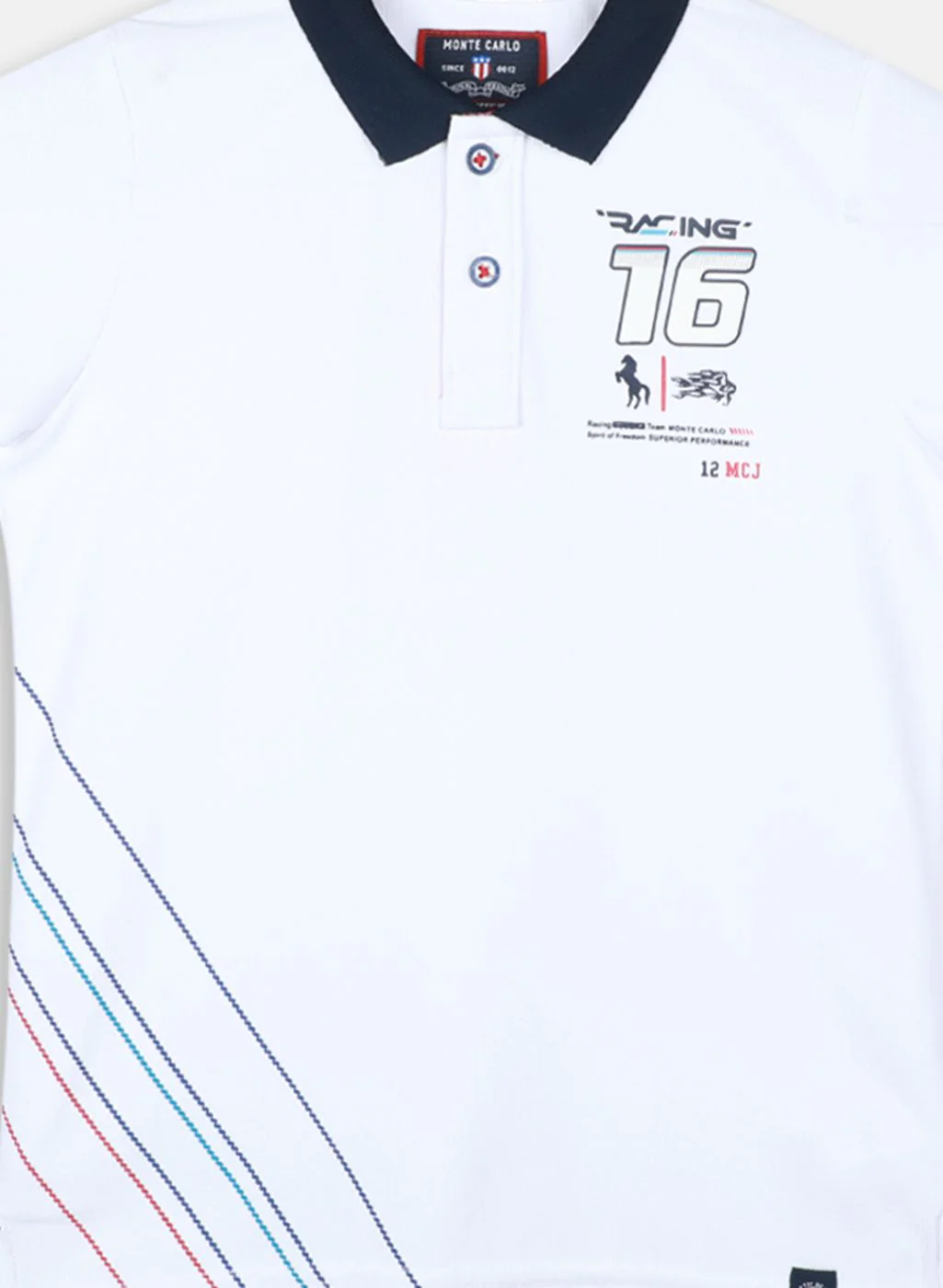Boys White Printed T-Shirt - Image 3