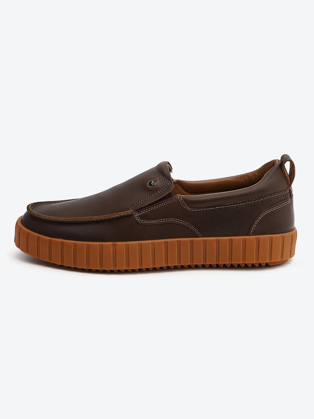 Monte Carlo Brown Casual Slip-On Loafers/Moccasins for Men - Image 4