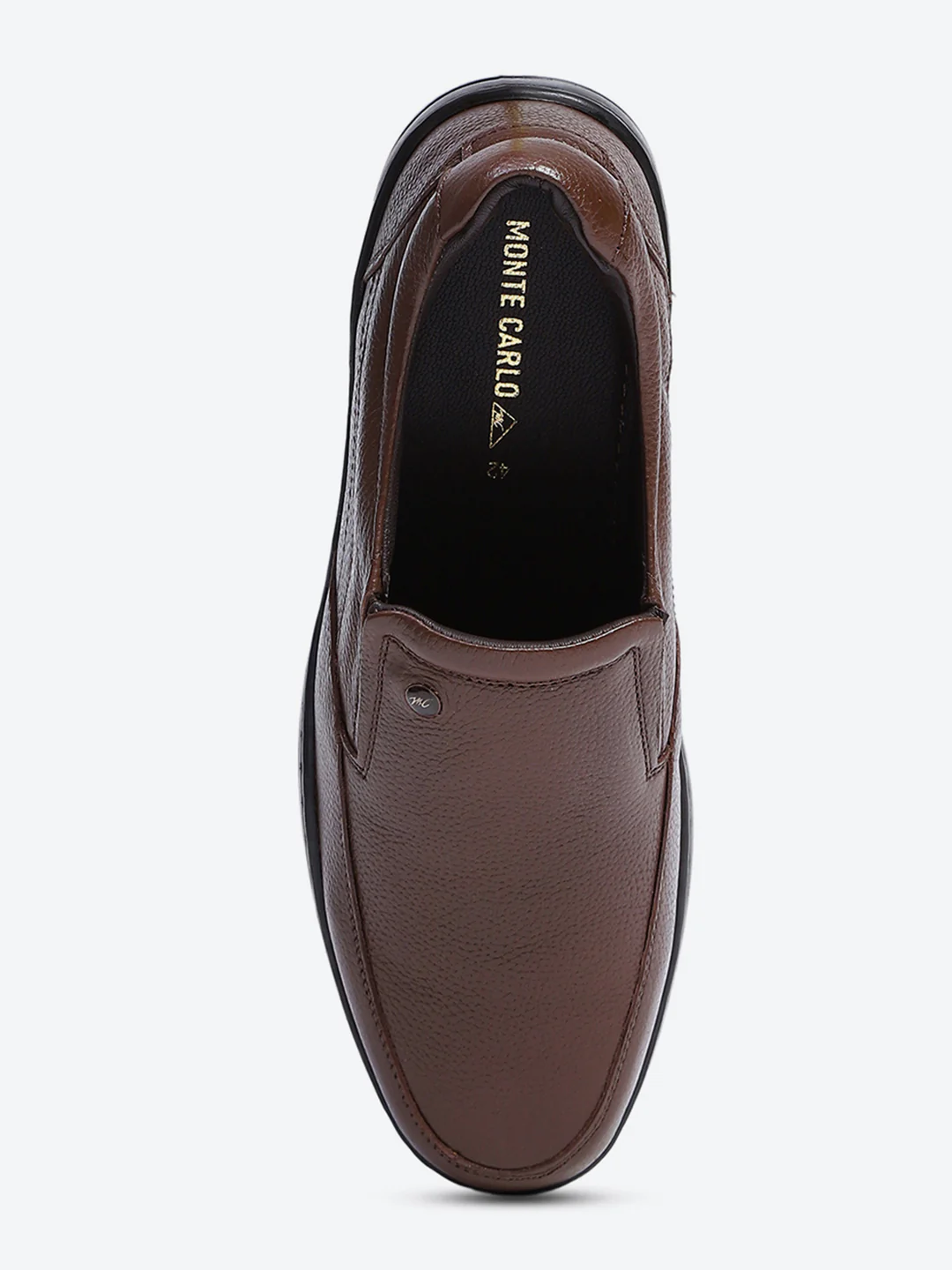 Monte Carlo Brown Comfort Slip on Formal Shoes for Men - Image 6