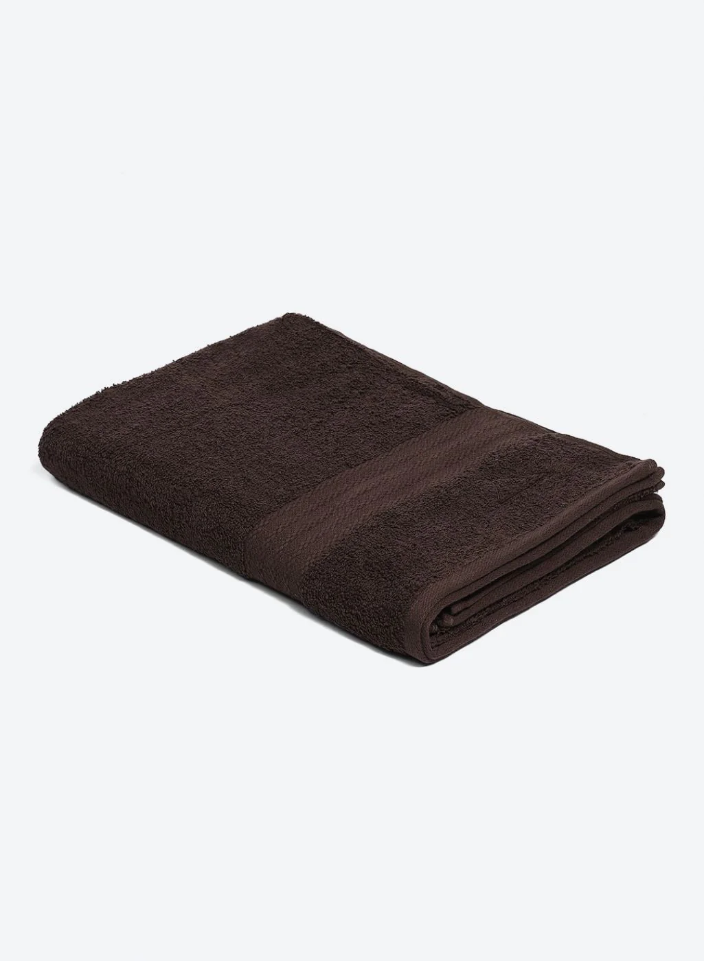 Brown Cotton 400 GSM Bath Towel - Image 2
