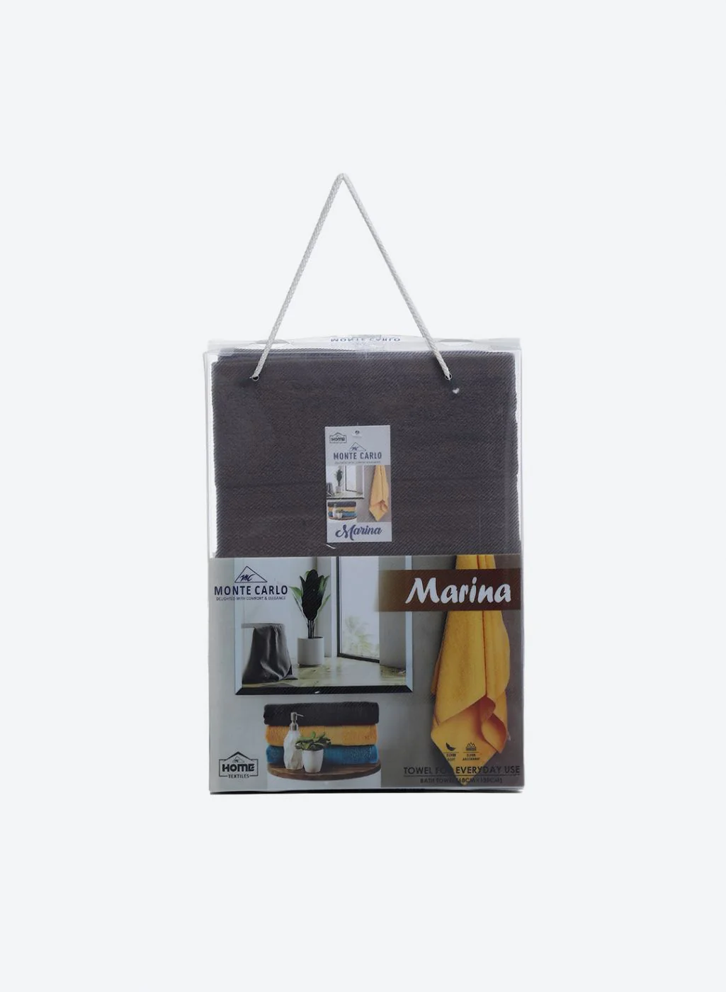 Brown Cotton 400 GSM Bath Towel - Image 5
