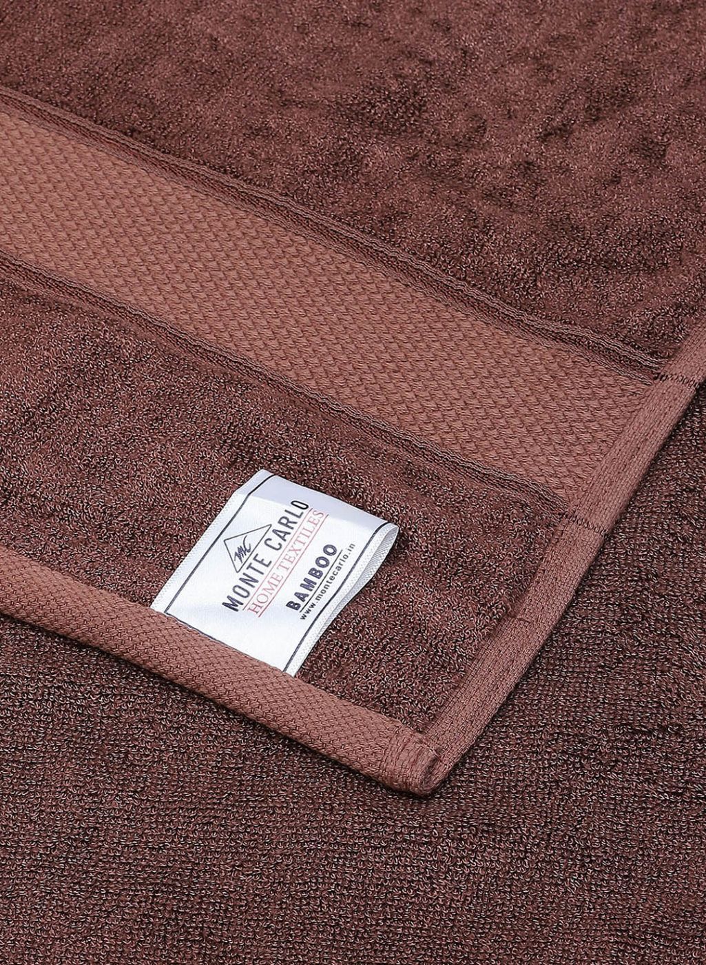 Brown Cotton 600 GSM Bath Towel - Image 4