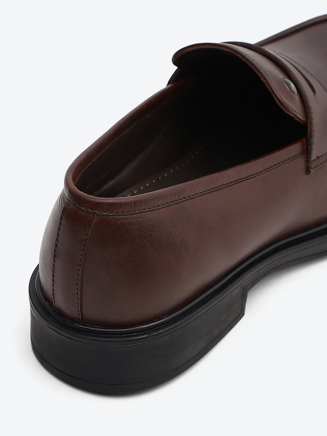 Monte Carlo Brown Slip-On I Formal I Party Wear Leather Penny Loafers for Men - Image 9