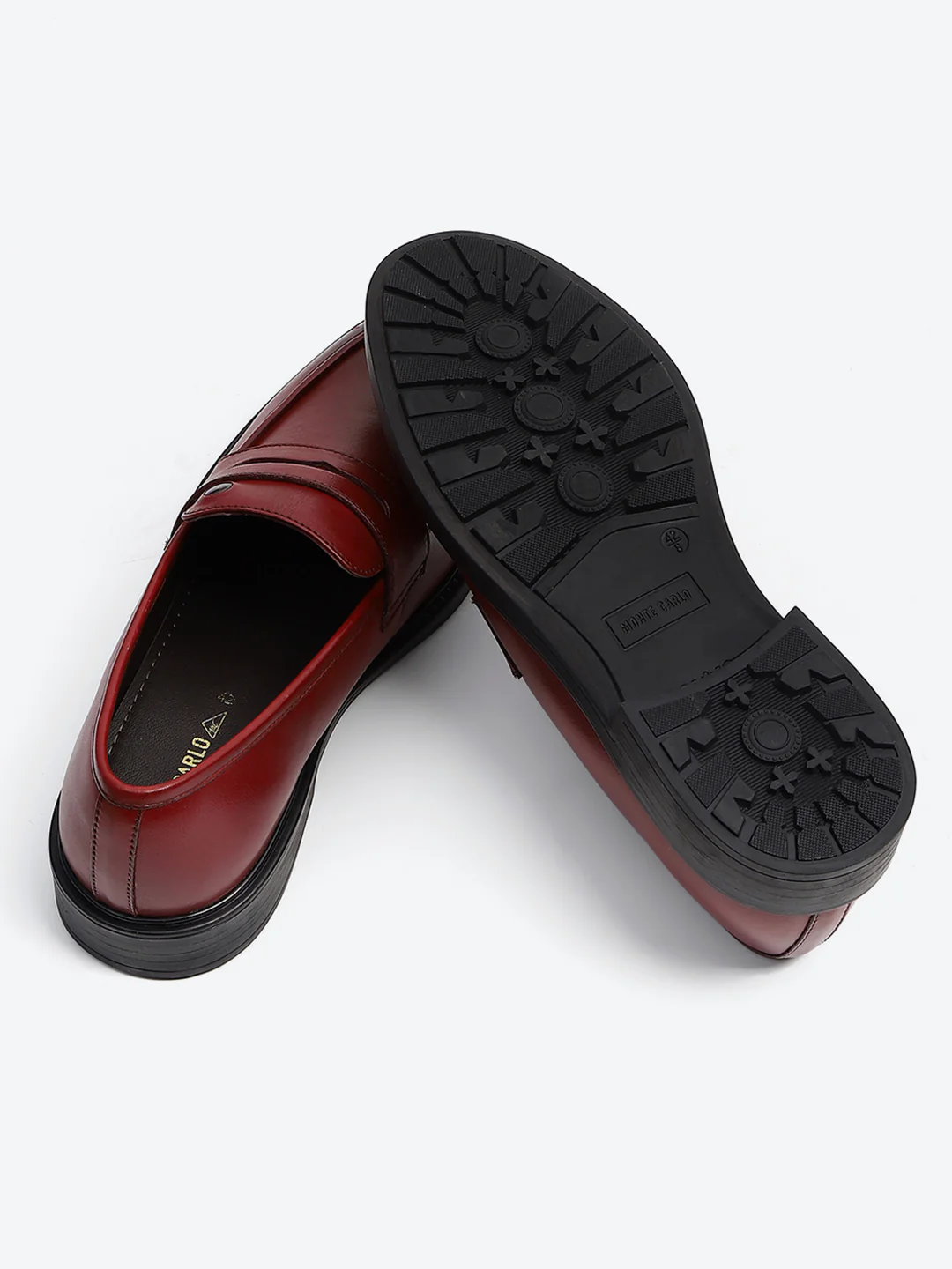 Monte Carlo Cherry Slip-On I Formal I Party Wear Leather Penny Loafers for Men - Image 8
