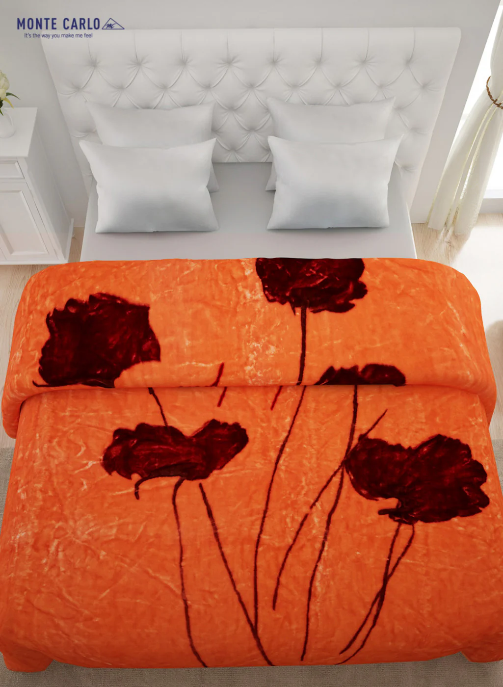 Double Bed Multicolor Mink Blanket - 1 Ply - Image 3