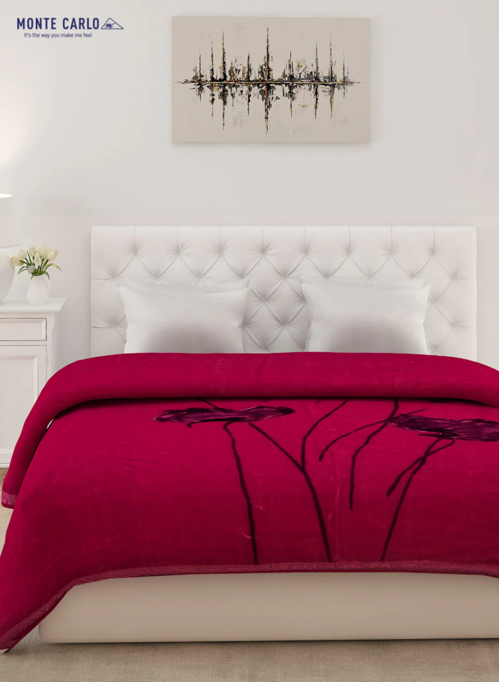 Double Bed Multicolor Mink Blanket - 1 Ply - Image 2