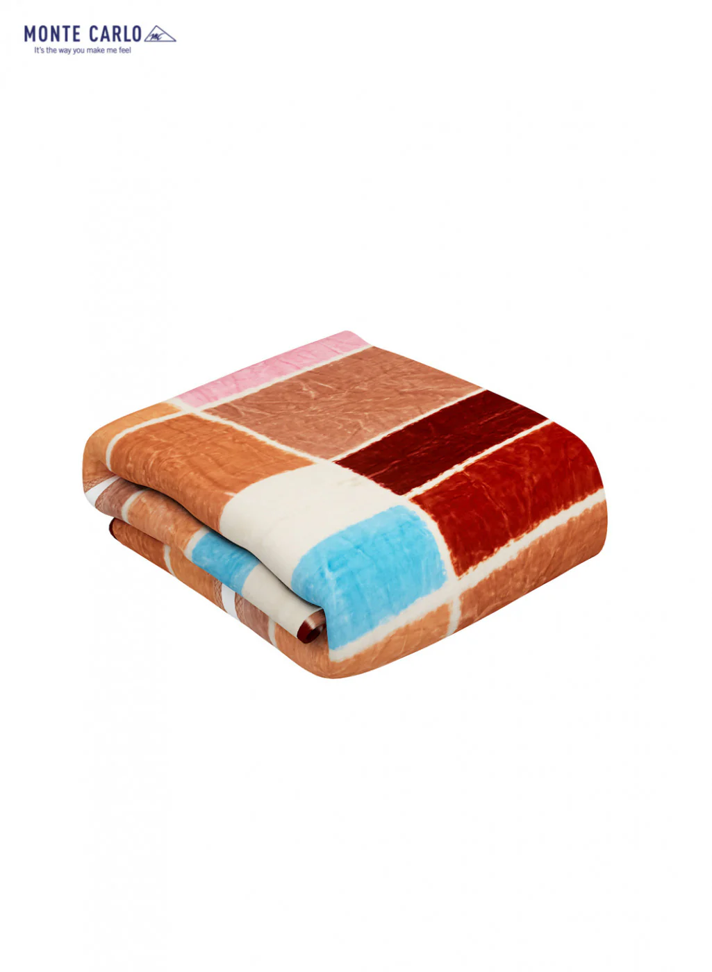 Double Bed Multicolor Mink Blanket - 1 Ply - Image 5