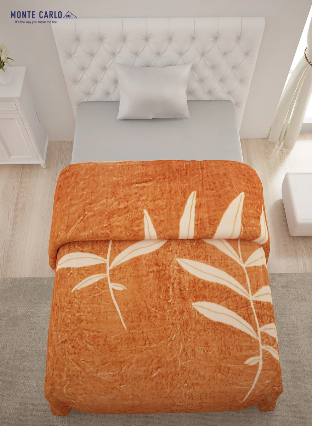 Double Bed Multicolor Mink Blanket - 1 Ply - Image 3