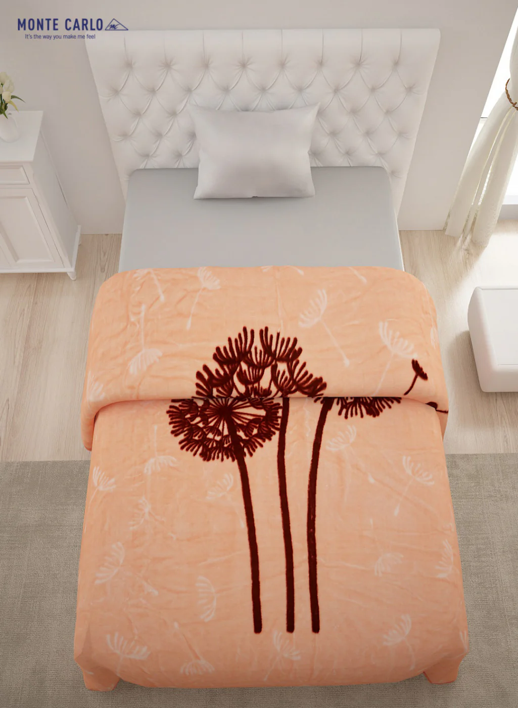 Double Bed Multicolor Mink Blanket - 1 Ply - Image 3