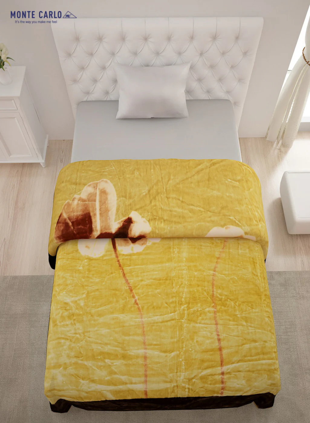 Double Bed Multicolor Mink Blanket - 1 Ply - Image 3