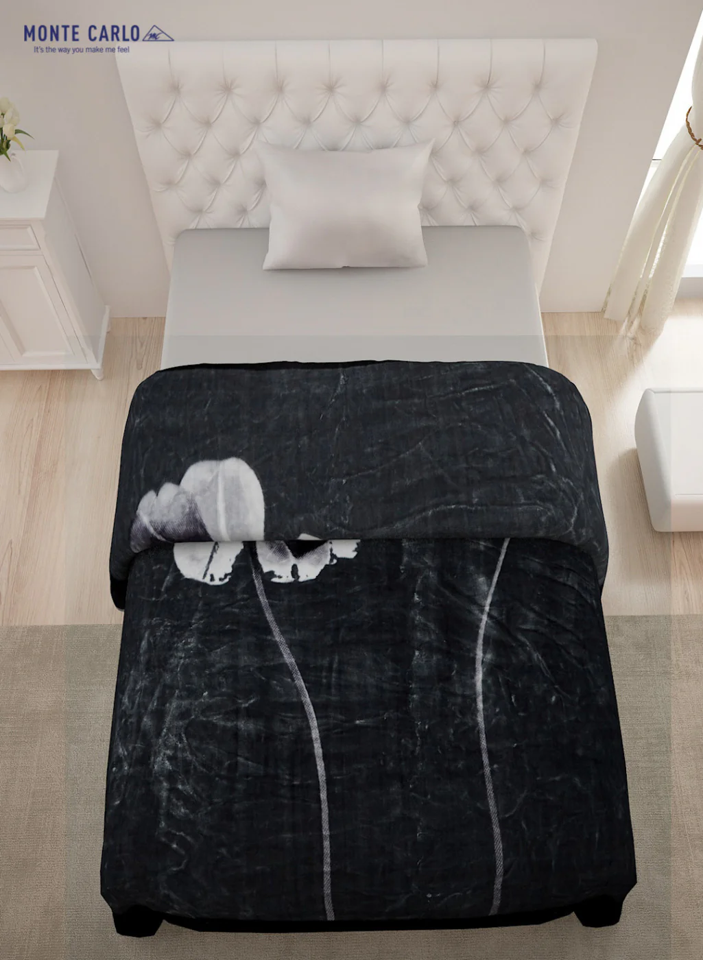 Double Bed Multicolor Mink Blanket - 1 Ply - Image 3