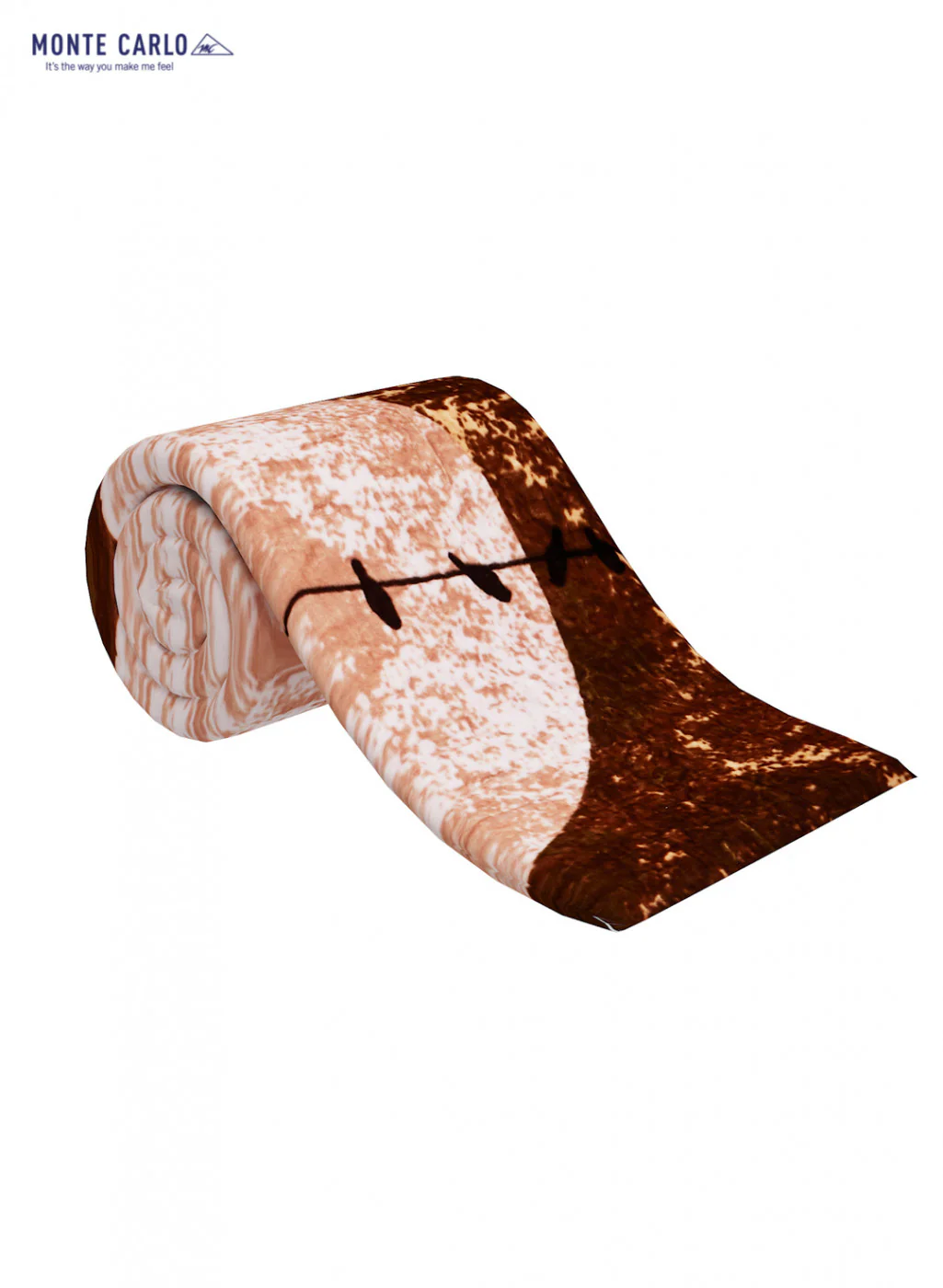 Double Bed Multicolor Mink Blanket - 1 Ply - Image 4