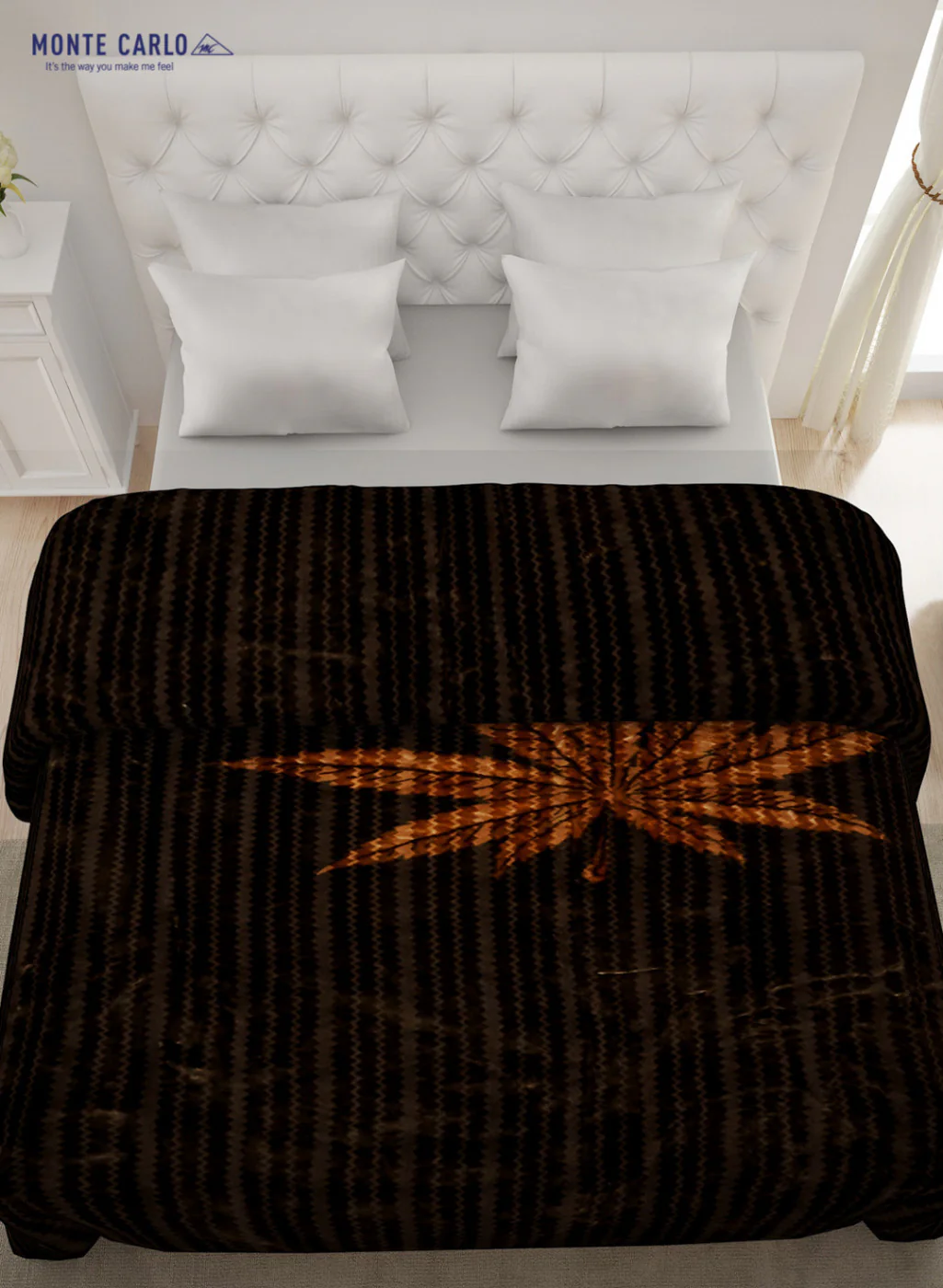 Double Bed Multicolor Mink Blanket - 2 Ply - Image 3