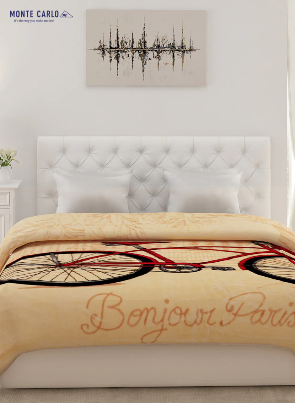 Double Bed Multicolor Mink Blanket - 2 Ply - Image 2