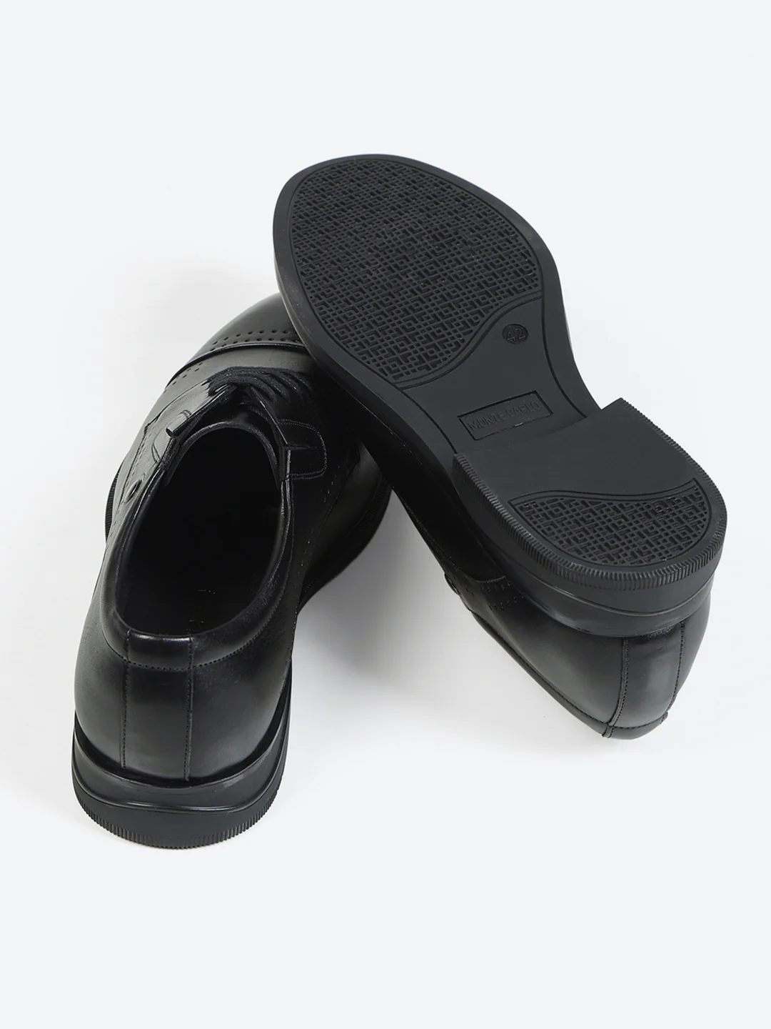 Monte Carlo Formal Derby Black Shoes for Men - Image 8