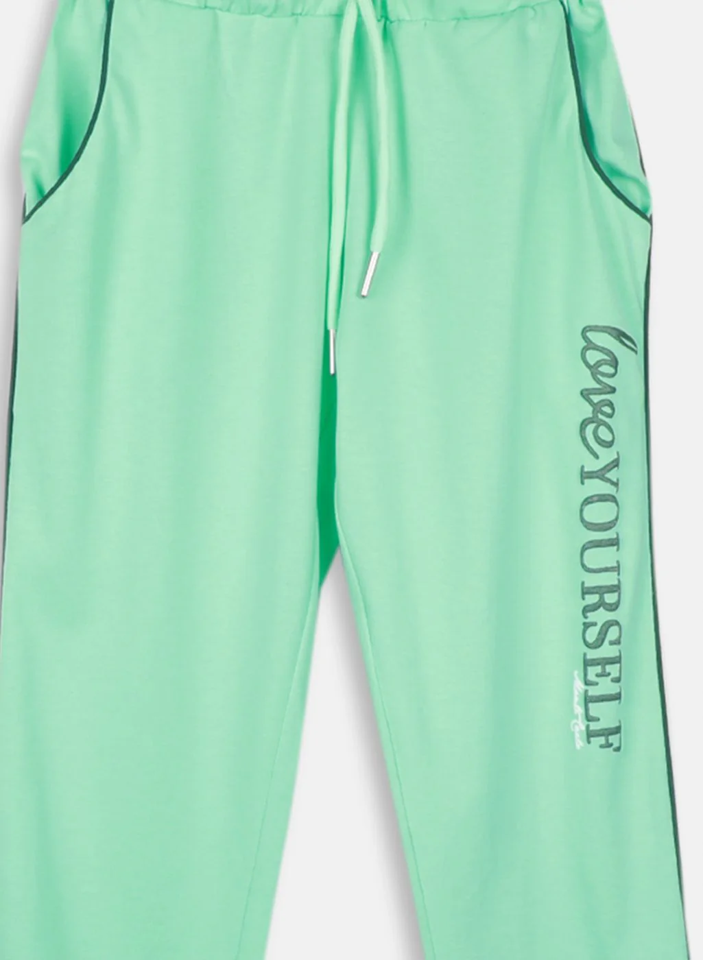 Girls Green Regular Fit Lower - Image 3