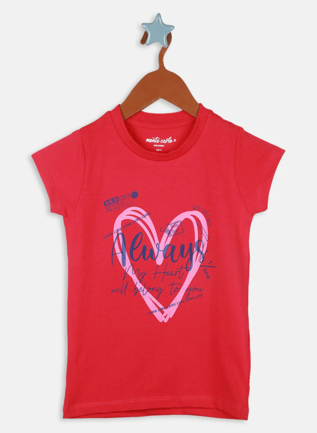 Girls Multicolor Printed Top 2 Pc Set - Image 2