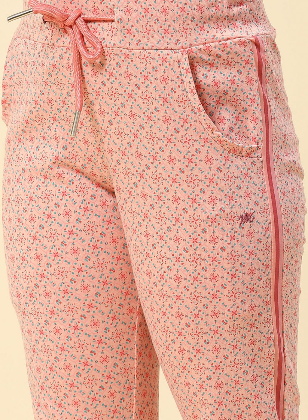 Girls Peach Regular Fit Lower - Image 6