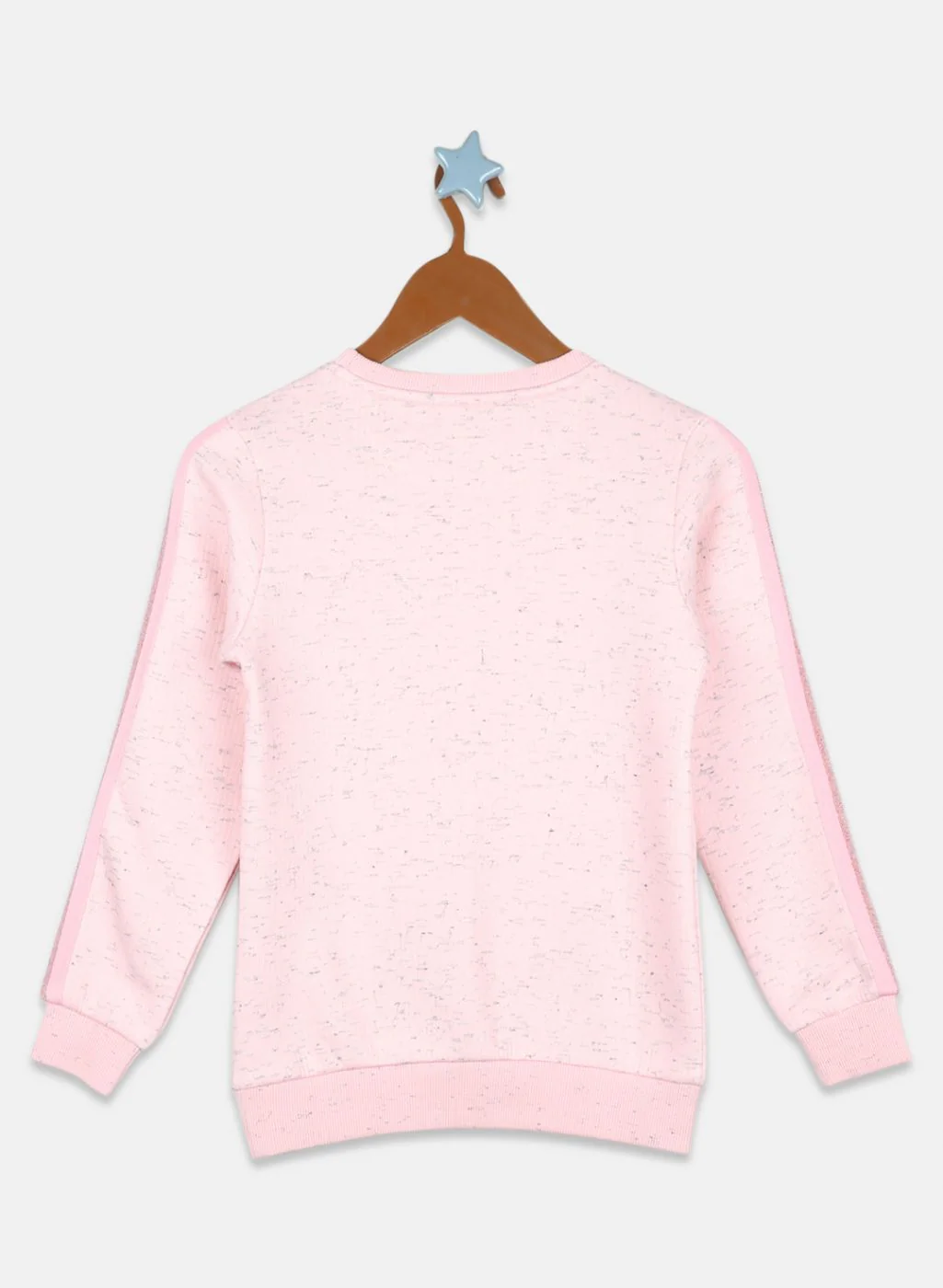 Girls Pink Printed Sweatshirt - Image 2