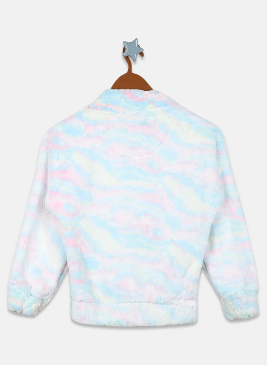 Girls Pink Printed Sweatshirt - Image 2