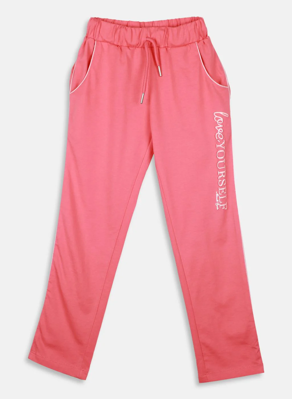 Girls Pink Regular Fit Lower