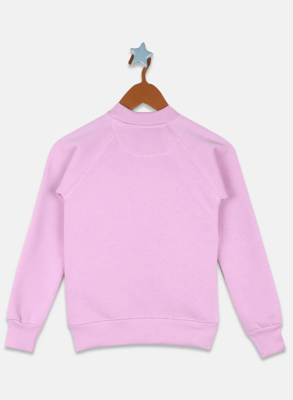 Girls Purple Printed Sweatshirt - Image 2