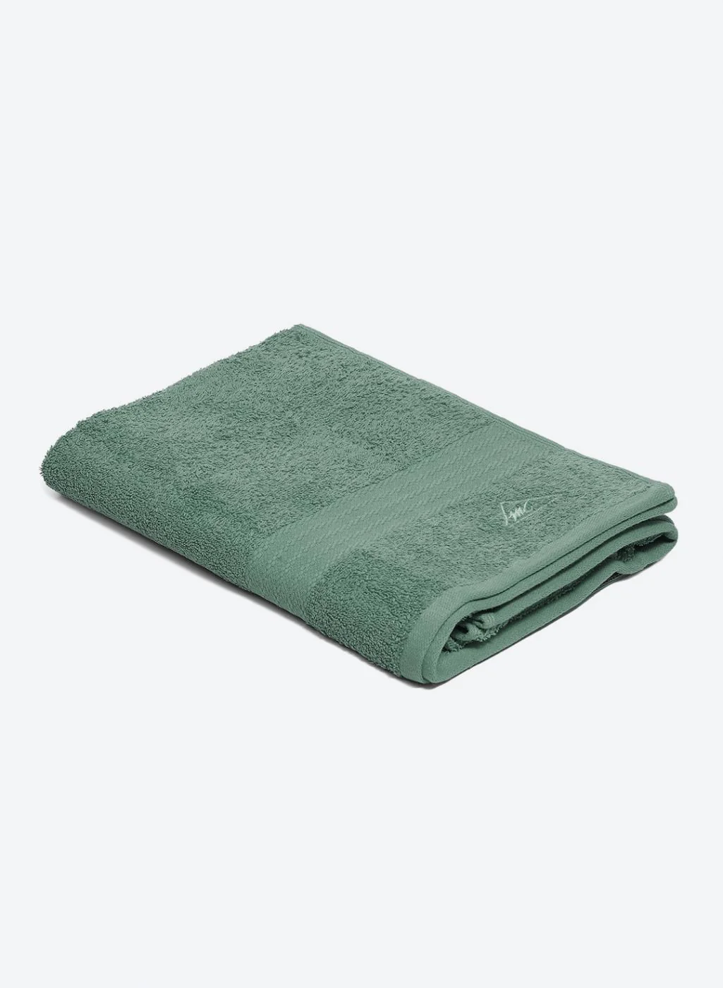 Green Cotton 400 GSM Bath Towel - Image 2