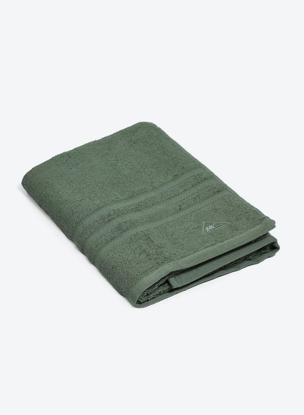 Green Cotton 525 GSM Bath Towel - Image 2