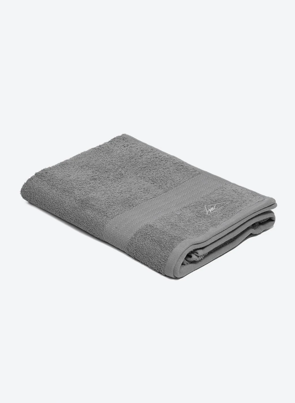 Grey Cotton 400 GSM Bath Towel - Image 2