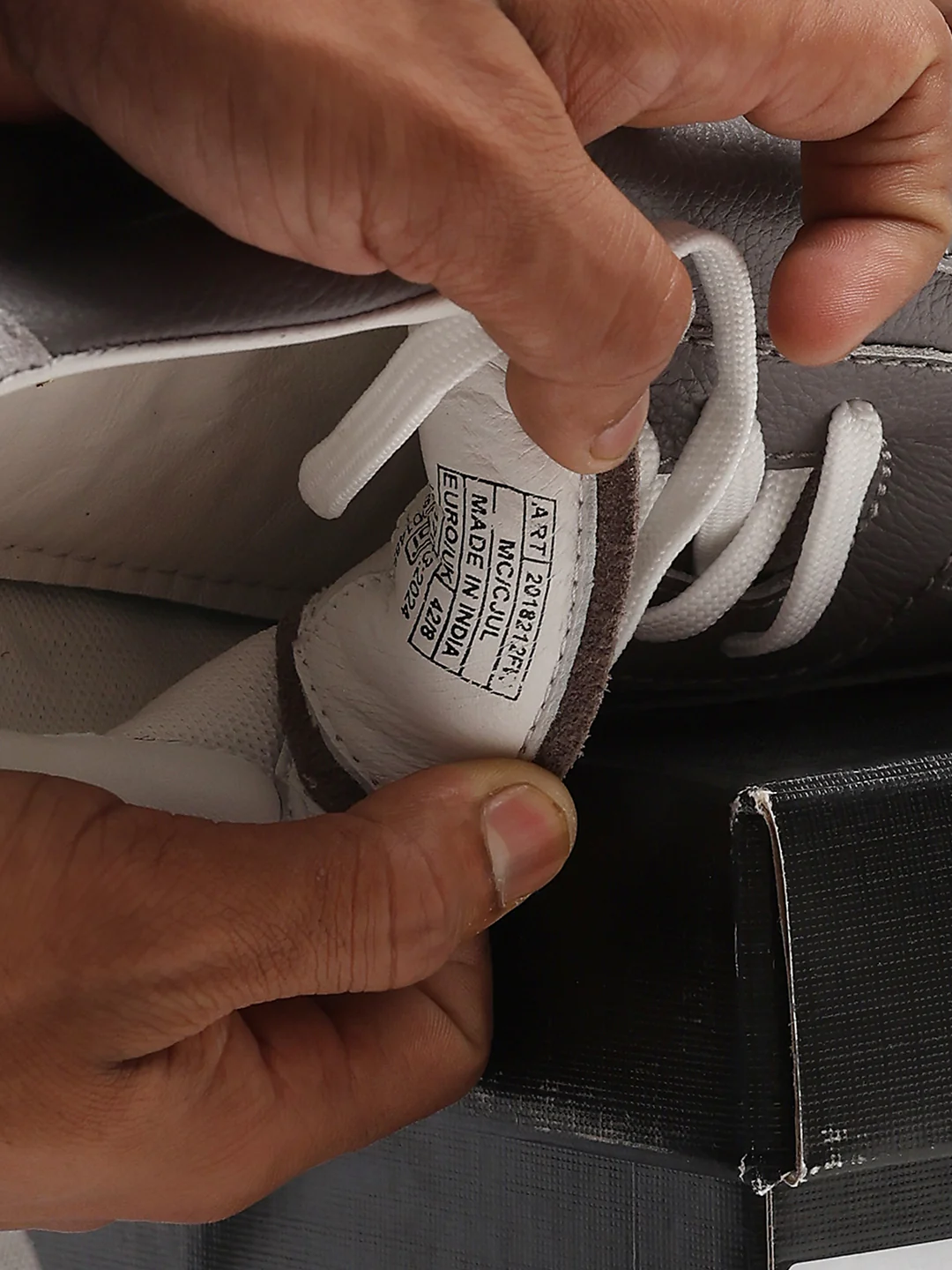 Monte Carlo Grey Smart Lace-Up Casual Sneakers for Men - Image 11