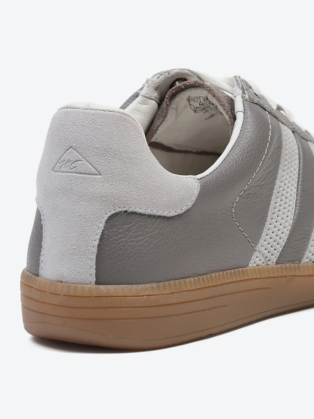 Monte Carlo Grey Smart Lace-Up Casual Sneakers for Men - Image 9