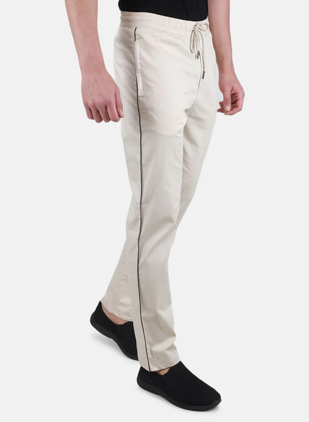Men Beige Regular Fit Lower - Image 6
