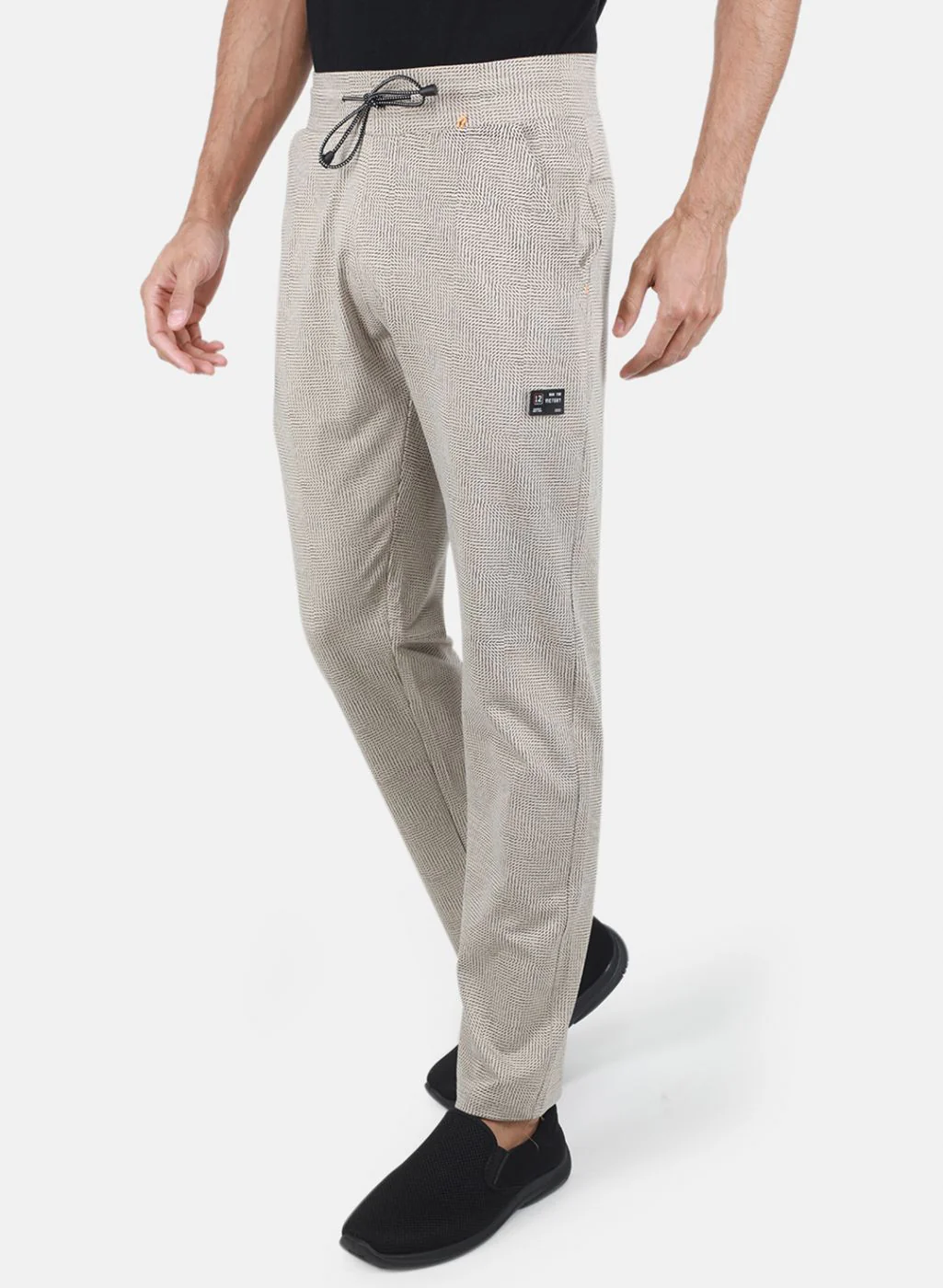 Men Beige Regular Fit Lower - Image 2