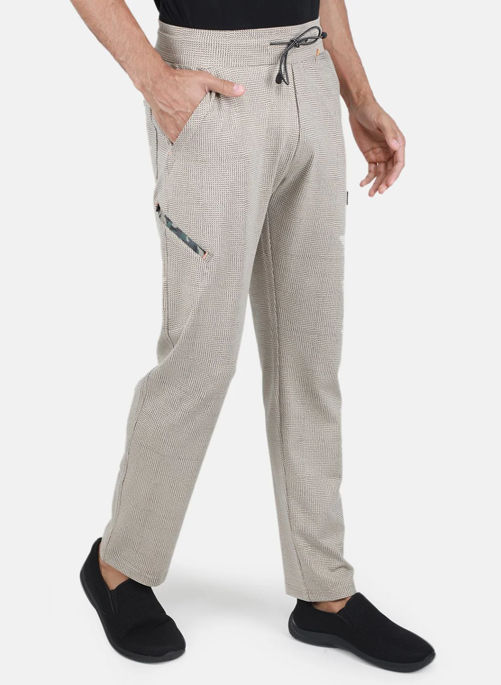 Men Beige Regular Fit Lower - Image 6