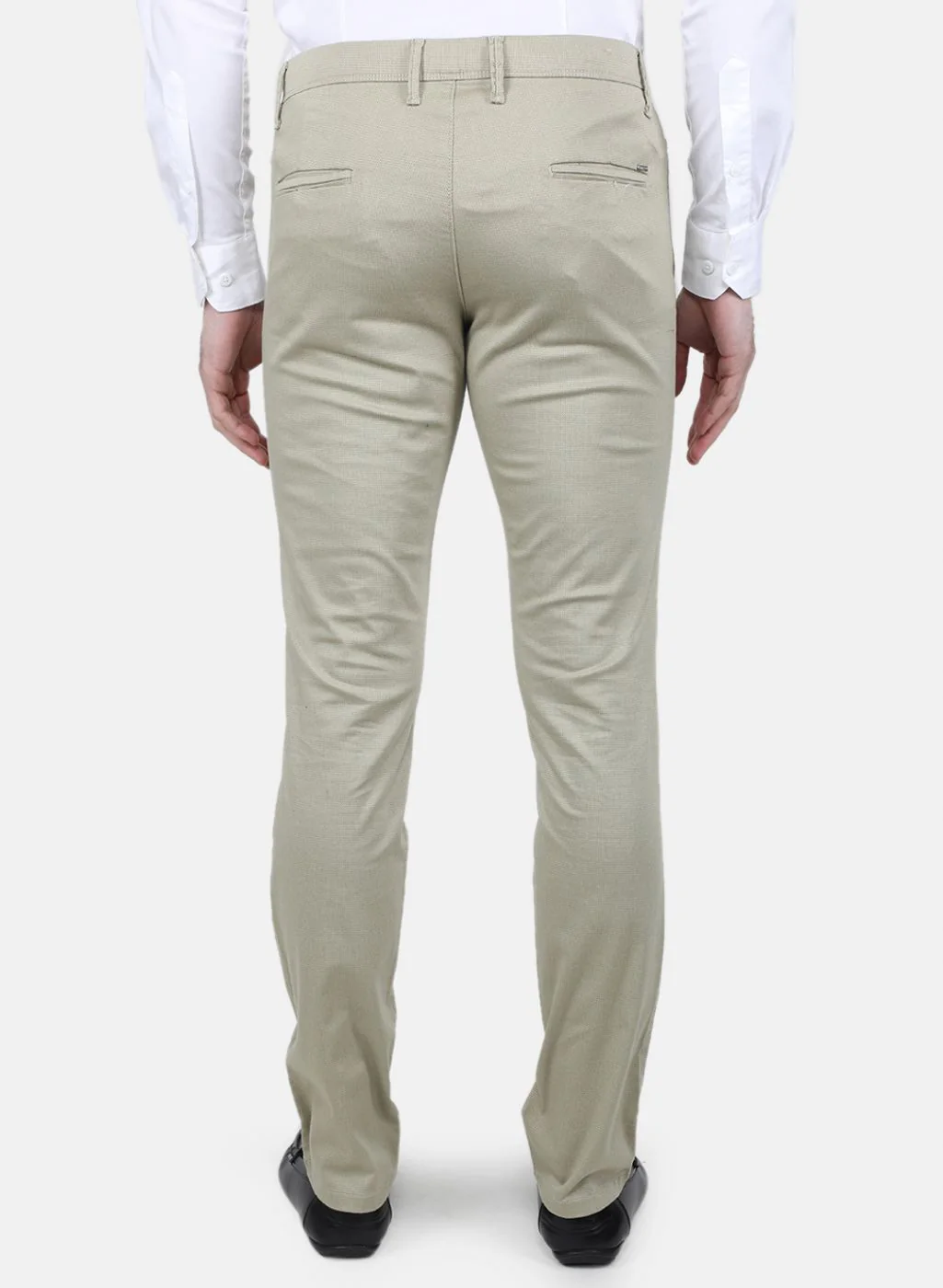 Men Beige Regular Fit Trouser - Image 3