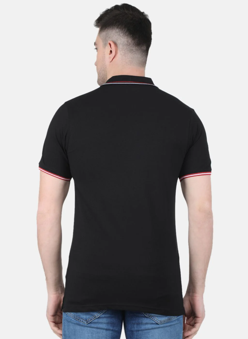 Men Black Printed T-Shirt - Image 3