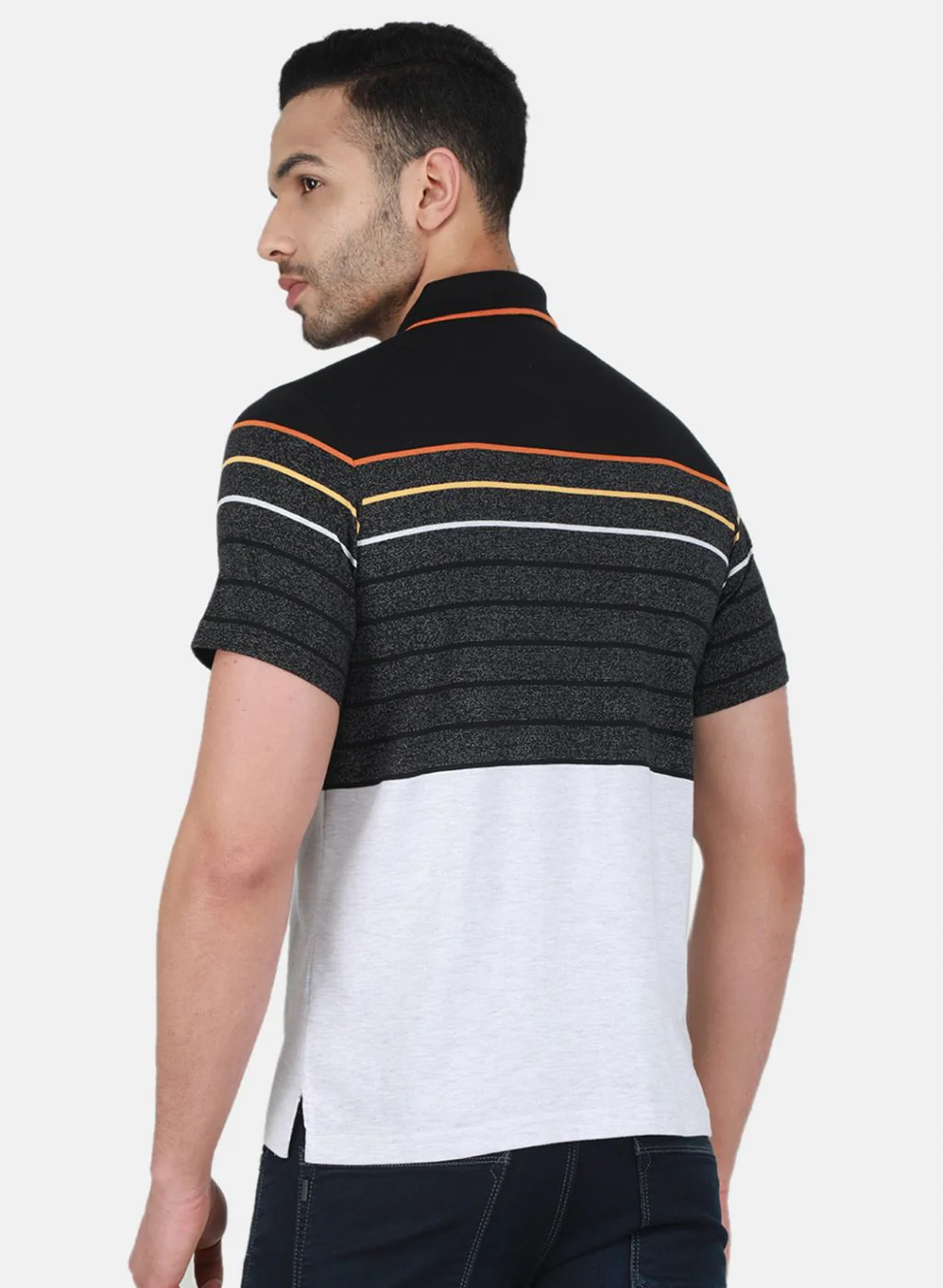 Men Black Printed T-Shirt - Image 3