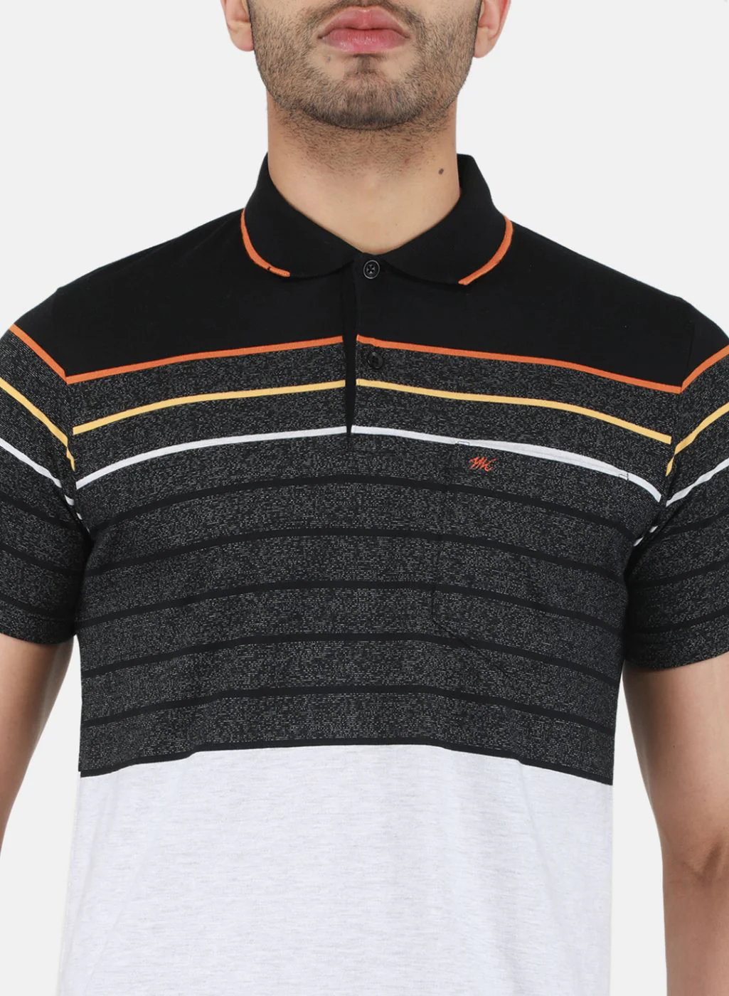 Men Black Printed T-Shirt - Image 5