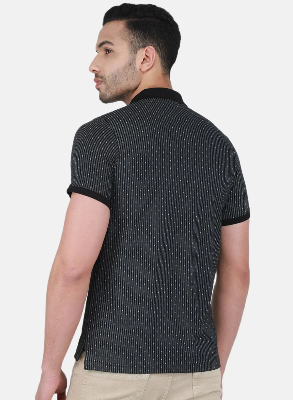 Men Black Printed T-Shirt - Image 3