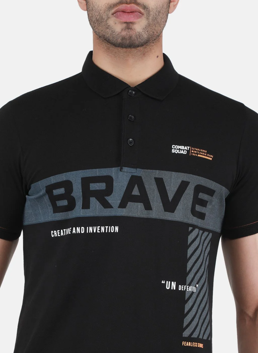 Men Black Printed T-Shirt - Image 5