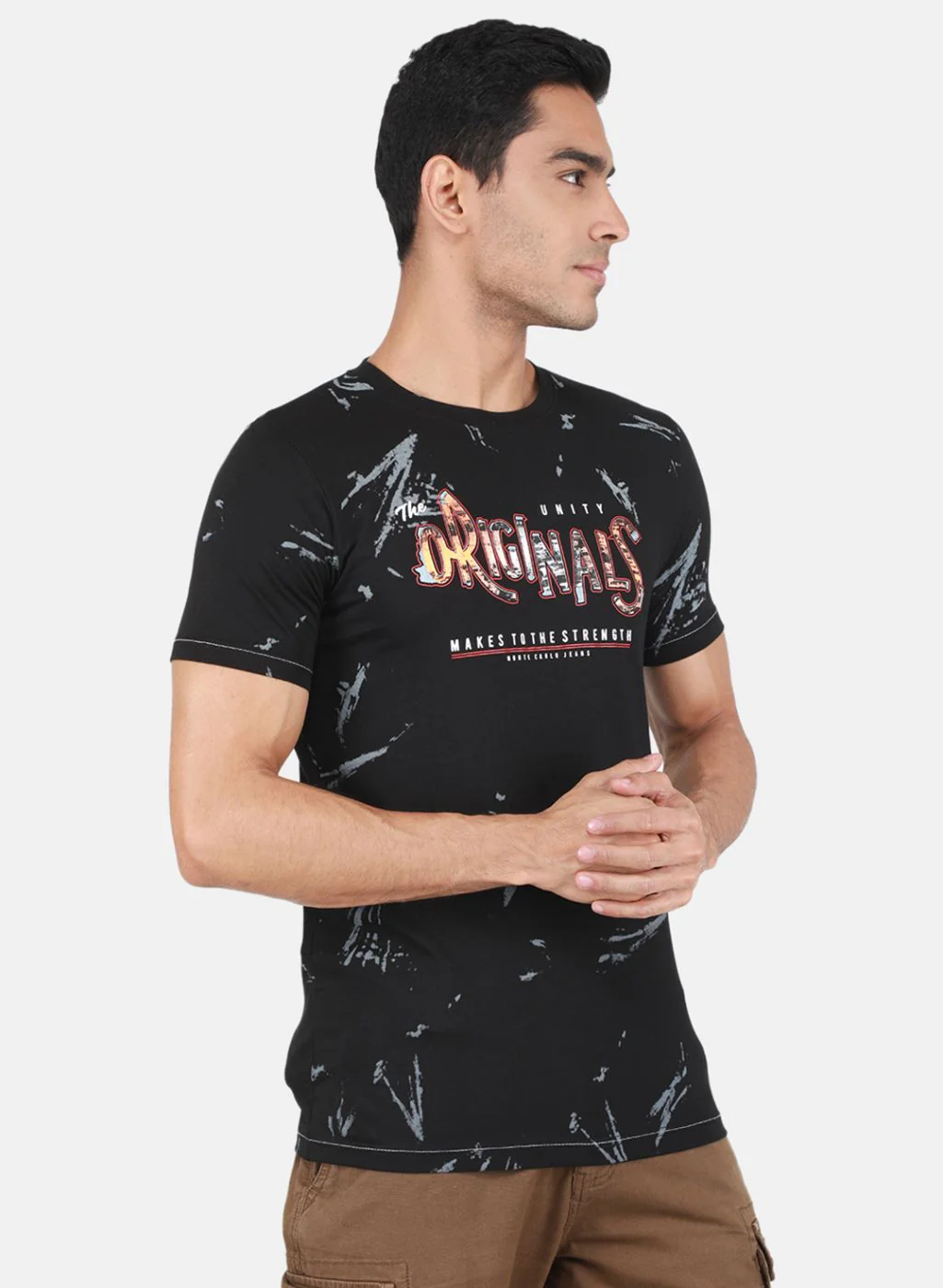 Men Black Printed T-Shirt - Image 6
